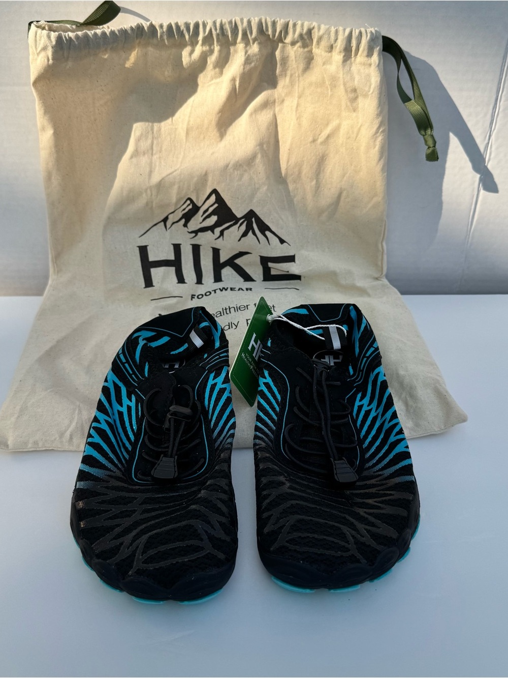 NWT HIKE HF Stride Barefoot Shoes Black Blue EU 37 Women’s 7